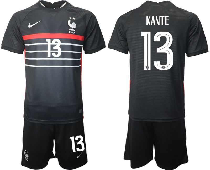 Men 2022 World Cup National Team France home black #13 Soccer Jersey